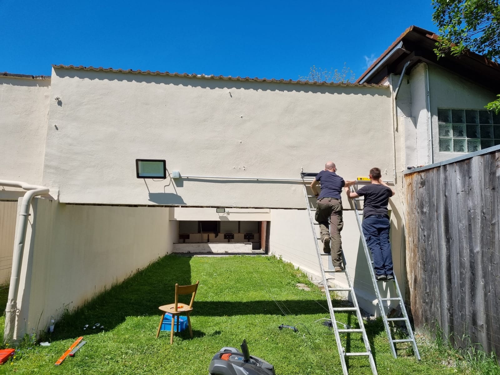 Neue Beleuchtung Schießanlage 2