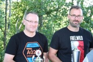 Sieger Glücksscheibe Luftpistole und Wanderpokal Luftpistole und